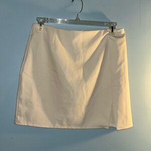 NWT cotton on mod mini skirt cloud white size xl